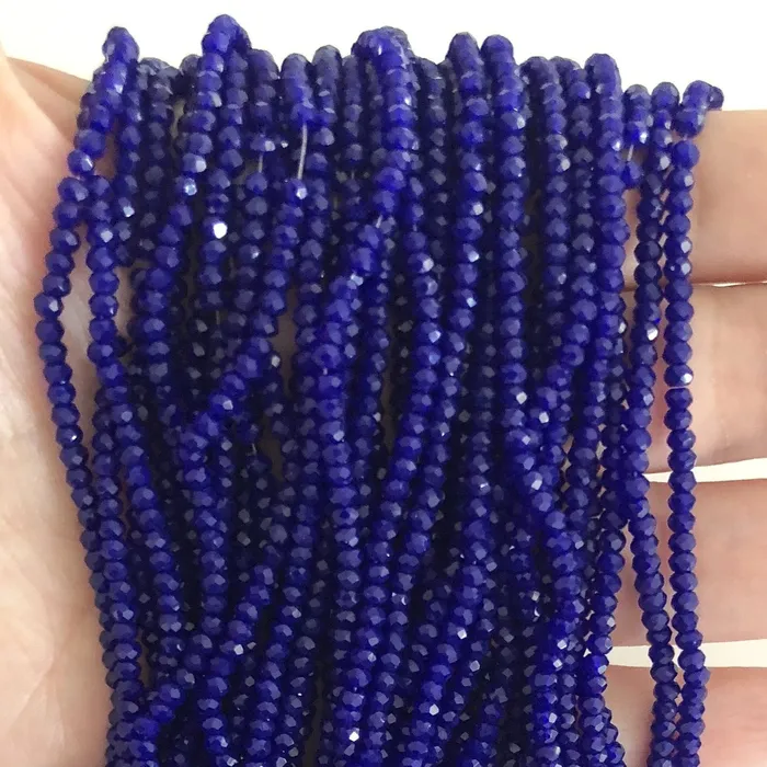 Earrings Peppy Beads Crystal faceted rondelle 2mm Beads PBC2C42