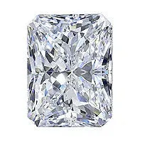 GemFind Earrings 071 Carat Radiant Lab Grown Diamond