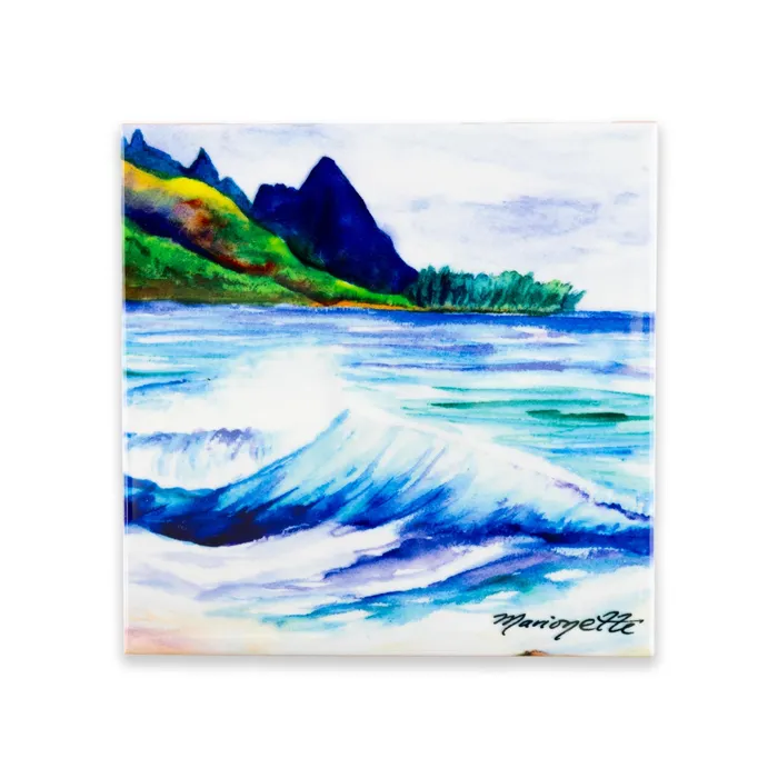 Necklaces VISIONSTROPICS Visions of the Tropics Tunnel Beach Ceramic Tile 425 Necklaces VISIONSTROPICS Visions of the Tropics Tunnel Beach Ceramic Tile 425