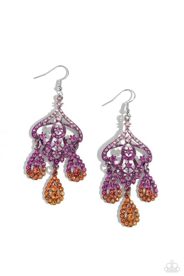 Paparazzi Accessories Earrings Chandelier Command Multi