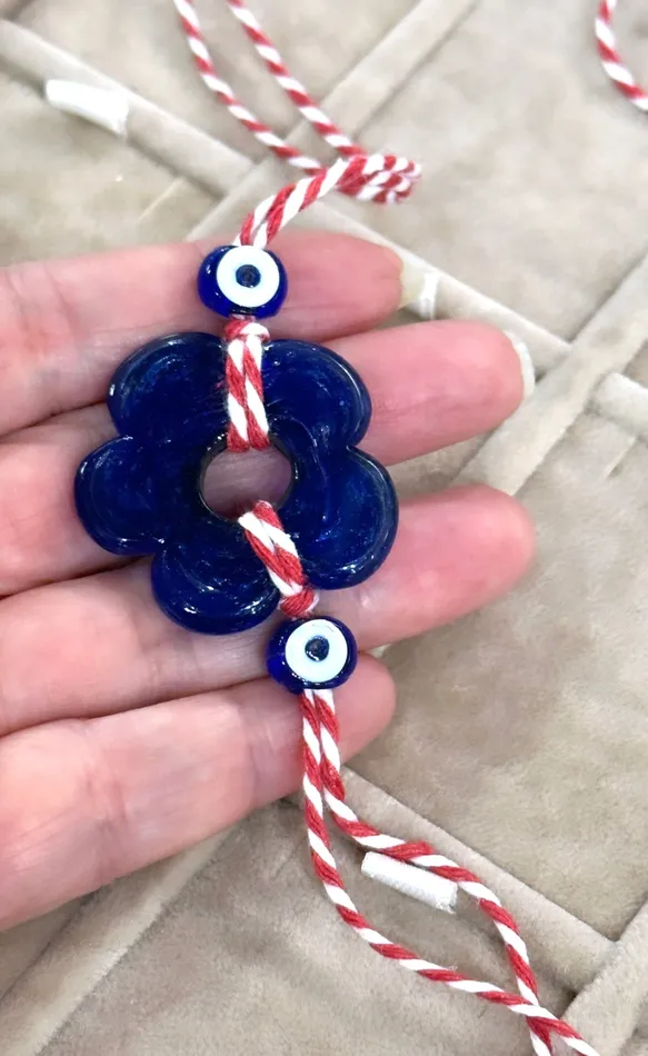Peppy Beads Bracelet Cord RedWhite and Green Cotton BraceletJewellery Making Cord Bracelets