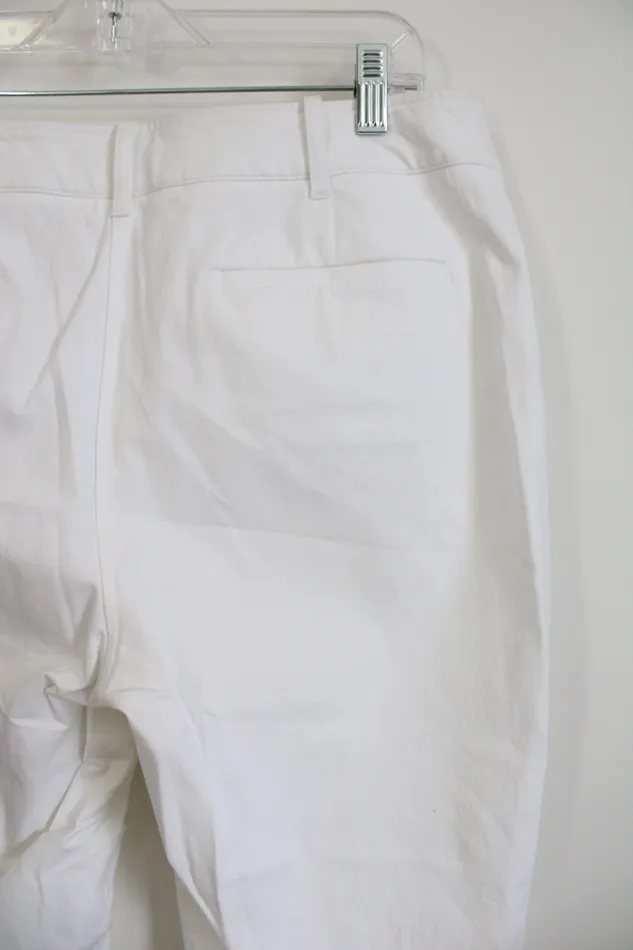 Talbots Rings Talbots Curvy White Pants 12