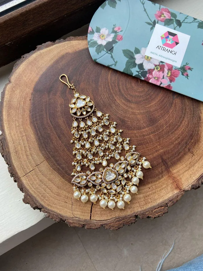 Attrangi Earrings Shanaya Moissanite Polki Paasa Attrangi Earrings Shanaya Moissanite Polki Paasa