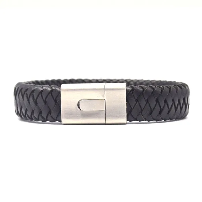 Bracelets STEEL STEEL LEATHER BRACELET STB461 Bracelets STEEL STEEL LEATHER BRACELET STB461