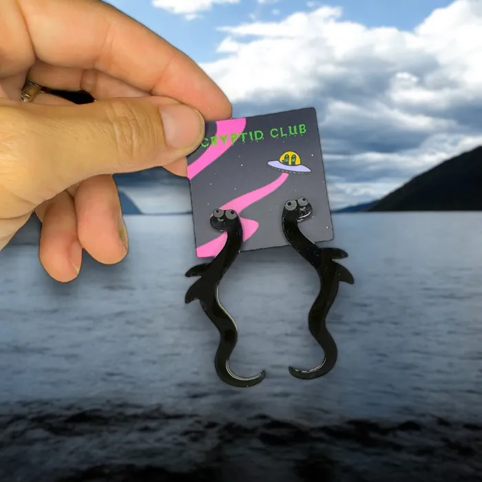 Earrings Cryptid Club Nessie Earrings VincaUSA