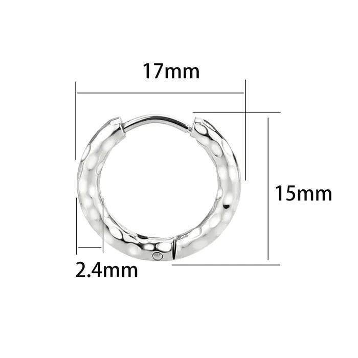 Earrings Green CJ3848 Wholesale Womens Minimalist Stainless Steel Earrings