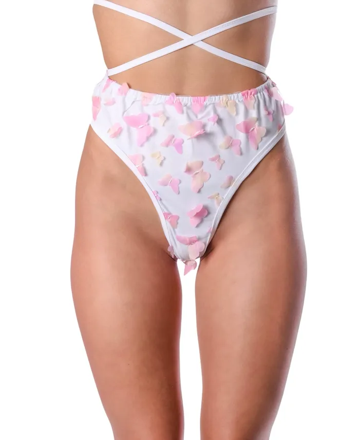 Earrings THE LUMI SHOP Pink Butterfly 3D Bottoms