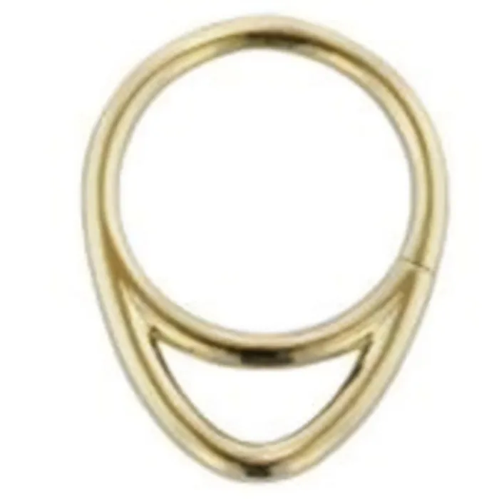 Industrial Strength IS Rings Extended Continuous Ring 3 in Gold