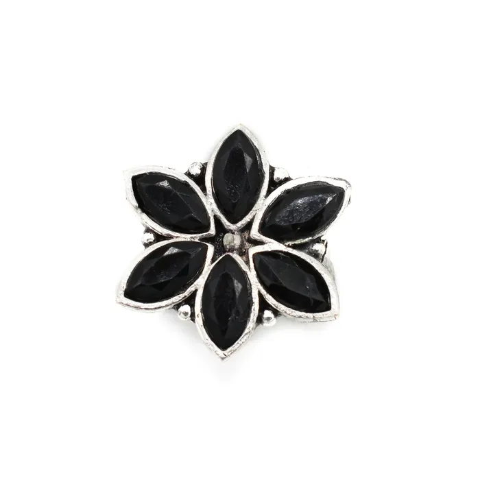 Rings Teejh Teejh Amba Black Silver Oxidized Jewelry Gift Set Rings Teejh Teejh Amba Black Silver Oxidized Jewelry Gift Set