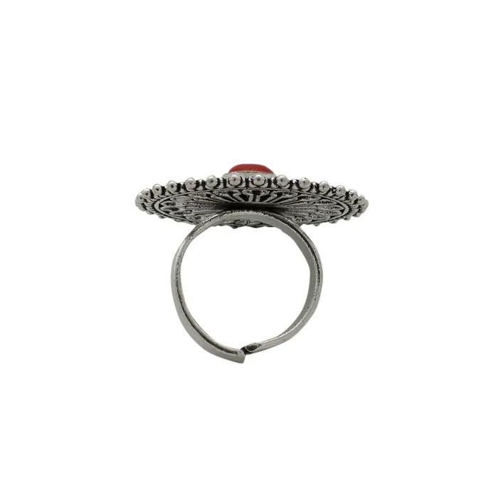 Rings Teejh Teejh Takshashila Oxidised Silver Jewellery Gift Set