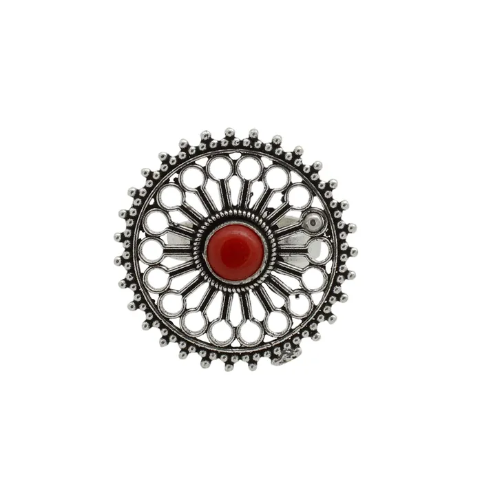 Rings Teejh Teejh Takshashila Oxidised Silver Jewellery Gift Set