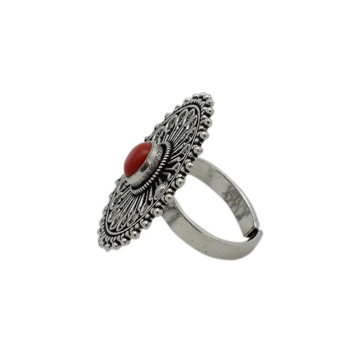 Rings Teejh Teejh Takshashila Oxidised Silver Jewellery Gift Set