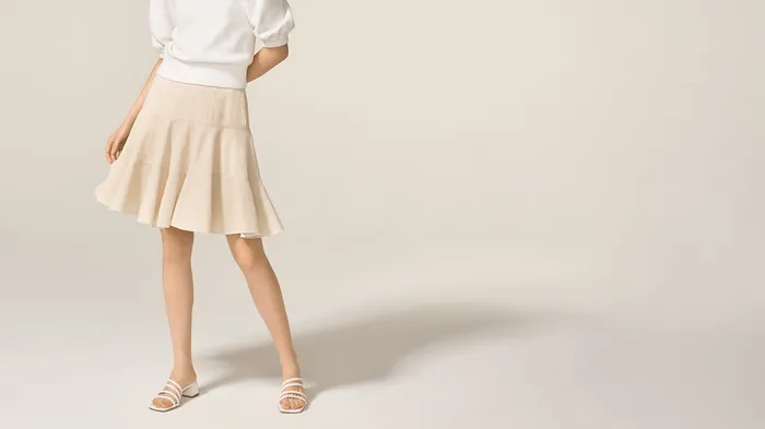 Beige Nantucket Skirt ADEAM Earrings Beige Nantucket Skirt ADEAM Earrings