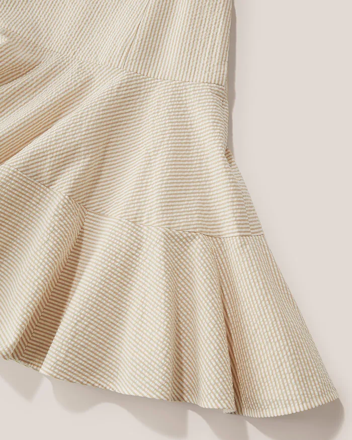 Beige Nantucket Skirt ADEAM Earrings Beige Nantucket Skirt ADEAM Earrings