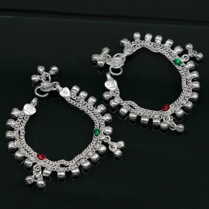 Bracelets TRIBAL ORNAMENTS 5 inches long customized anklets for new born baby anklets best unisex kids foot bracelet charm anklets bracelet from India ank283 Bracelets TRIBAL ORNAMENTS 5 inches long customized anklets for new born baby anklets best unisex kids foot bracelet charm anklets bracelet from India ank283