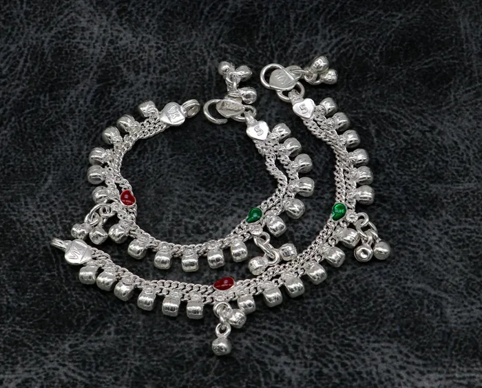 Bracelets TRIBAL ORNAMENTS 5 inches long customized anklets for new born baby anklets best unisex kids foot bracelet charm anklets bracelet from India ank283 Bracelets TRIBAL ORNAMENTS 5 inches long customized anklets for new born baby anklets best unisex kids foot bracelet charm anklets bracelet from India ank283