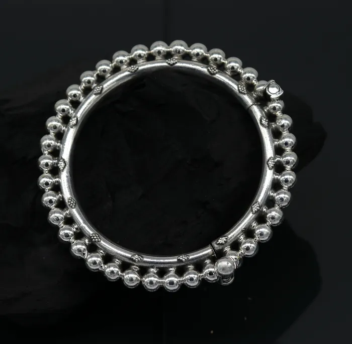 Bracelets TRIBAL ORNAMENTS 925 sterling silver handmade gorgeous customized design vintage antique design bangle bracelet kada tribal bridesmaid jewelry gift nba99 Bracelets TRIBAL ORNAMENTS 925 sterling silver handmade gorgeous customized design vintage antique design bangle bracelet kada tribal bridesmaid jewelry gift nba99