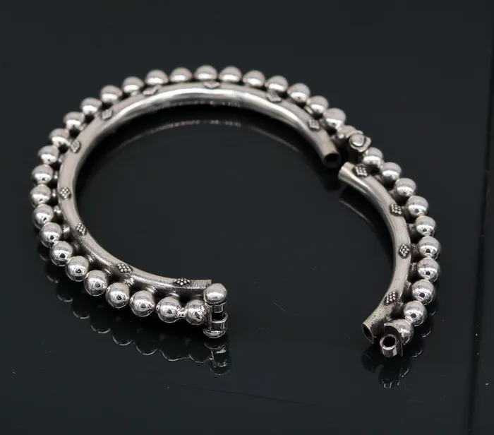 Bracelets TRIBAL ORNAMENTS 925 sterling silver handmade gorgeous customized design vintage antique design bangle bracelet kada tribal bridesmaid jewelry gift nba99 Bracelets TRIBAL ORNAMENTS 925 sterling silver handmade gorgeous customized design vintage antique design bangle bracelet kada tribal bridesmaid jewelry gift nba99