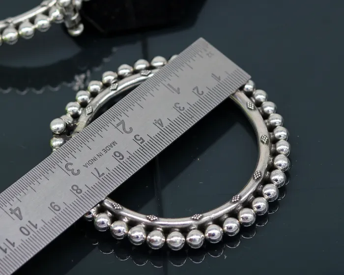 Bracelets TRIBAL ORNAMENTS 925 sterling silver handmade gorgeous customized design vintage antique design bangle bracelet kada tribal bridesmaid jewelry gift nba99 Bracelets TRIBAL ORNAMENTS 925 sterling silver handmade gorgeous customized design vintage antique design bangle bracelet kada tribal bridesmaid jewelry gift nba99