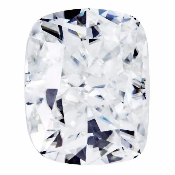 Earrings Fire Brilliance First Crush Moissanite Crushed Ice Elongated Cushion