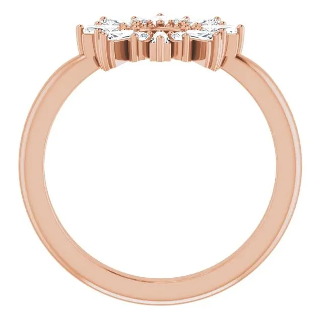 FIRE BRILLIANCE 38 CTW Diamond Radiance Ring Rings