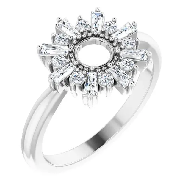 FIRE BRILLIANCE 38 CTW Diamond Radiance Ring Rings
