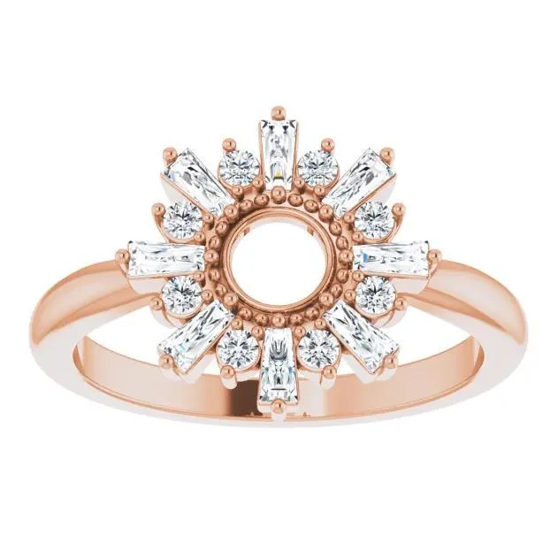 FIRE BRILLIANCE 38 CTW Diamond Radiance Ring Rings