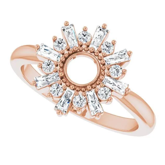FIRE BRILLIANCE 38 CTW Diamond Radiance Ring Rings