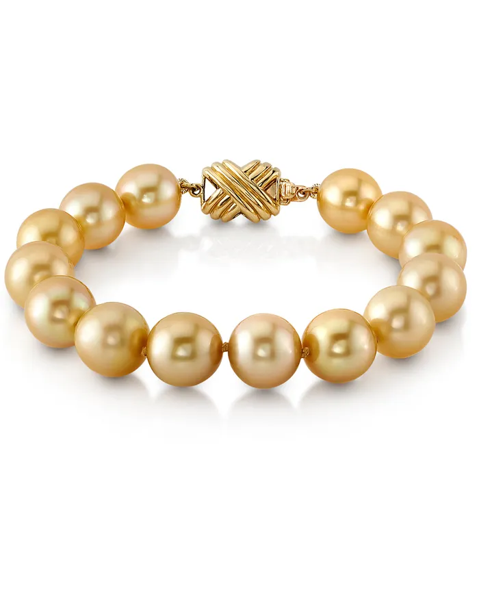 Golden South Sea Pearl Bracelet 100110mm spt Bracelets