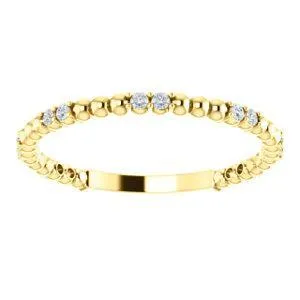 Kenla Round Diamond or Moissanite 34 Eternity 4 Prongs Beads Wedding Anniversary Band Fire Brilliance Rings