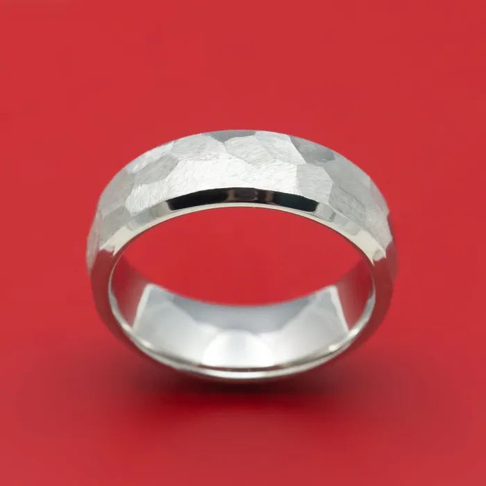 Lashbrook Titanium Rock Finish Mens Wedding Ring Custom Made Band Rings Lashbrook Titanium Rock Finish Mens Wedding Ring Custom Made Band Rings