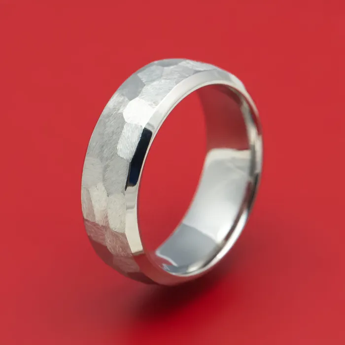 Lashbrook Titanium Rock Finish Mens Wedding Ring Custom Made Band Rings Lashbrook Titanium Rock Finish Mens Wedding Ring Custom Made Band Rings