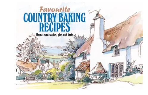 Lomond Books Earrings Favourite Country Baking Recipes Book
