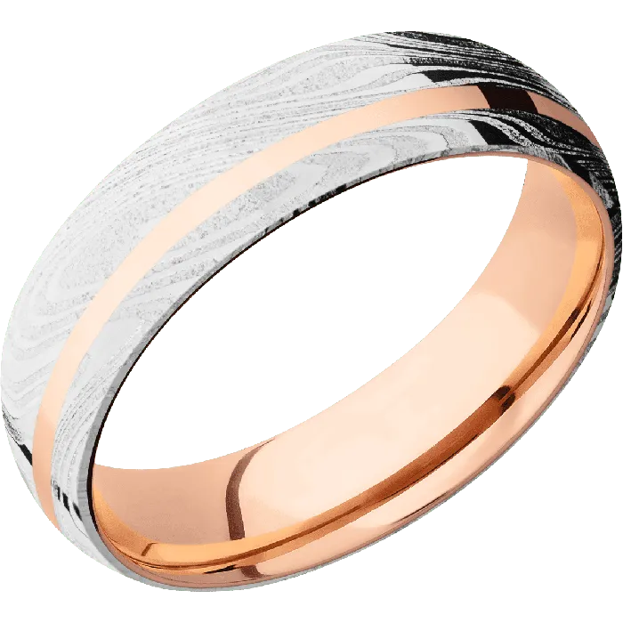 Marble Polish Finish 14K Rose Gold Lashbrook Earrings
