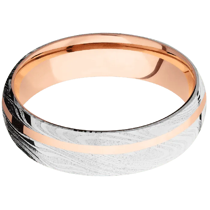Marble Polish Finish 14K Rose Gold Lashbrook Earrings
