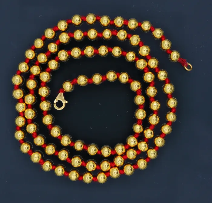 Necklaces Vintage antique design handmade gold 20kt yellow gold ball beads necklace chain fabulous indian tribal jewelry from india TRIBAL ORNAMENTS Necklaces Vintage antique design handmade gold 20kt yellow gold ball beads necklace chain fabulous indian tribal jewelry from india TRIBAL ORNAMENTS