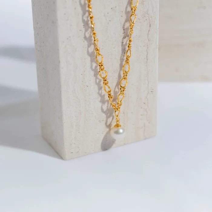 New Yorker Freshwater Pearl Necklace WN00206 Pearly Lustre Necklaces