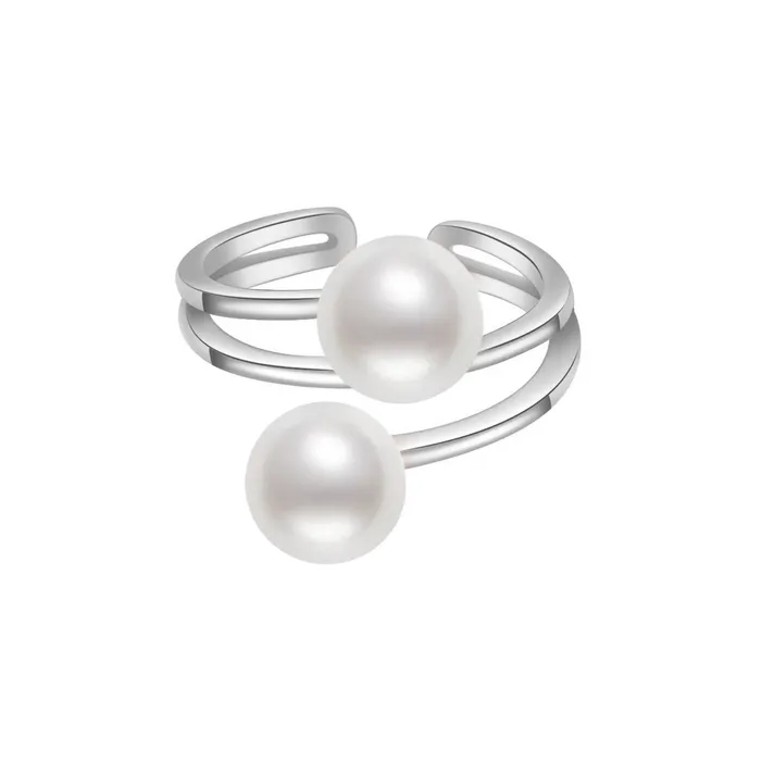 New Yorker Freshwater Pearl Ring WR00044 Pearly Lustre Rings