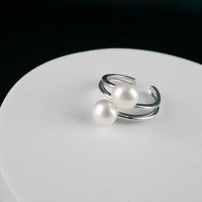 New Yorker Freshwater Pearl Ring WR00044 Pearly Lustre Rings