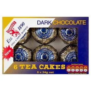 Ramsden International Earrings Tunnocks Dark Chocolate Tea Cakes