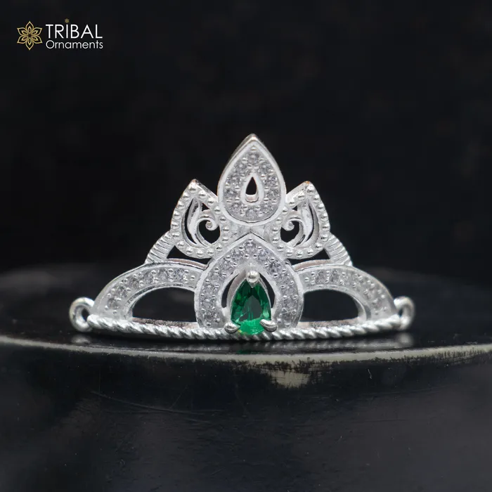 Rings TRIBAL ORNAMENTS 925 sterling silver handmade lord baby Krishna Mukut amazing Laddu Gopala crawling Krishna crown head jewelry sm36 Rings TRIBAL ORNAMENTS 925 sterling silver handmade lord baby Krishna Mukut amazing Laddu Gopala crawling Krishna crown head jewelry sm36