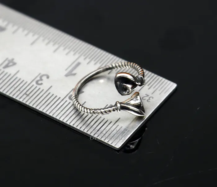 Rings TRIBAL ORNAMENTS Brides jewelry 925 sterling silver handcrafted unique design vintage ethnic design toe ring for girls womens ethnic tribal jewelry ytr29