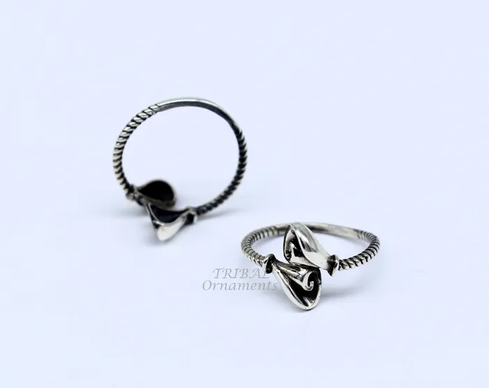 Rings TRIBAL ORNAMENTS Brides jewelry 925 sterling silver handcrafted unique design vintage ethnic design toe ring for girls womens ethnic tribal jewelry ytr29
