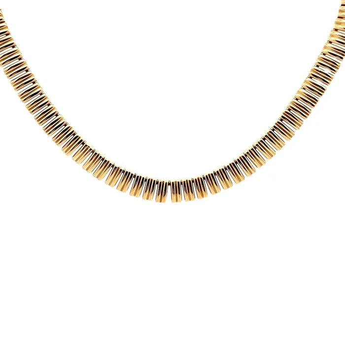 STORE 5a Necklaces PreOwned Italian Ribbed Necklace