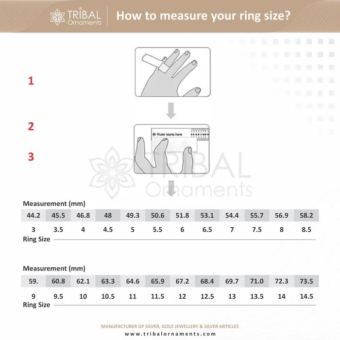 TRIBAL ORNAMENTS Rings Excellent rough quartz 925 sterling silver stylish ring band gifting sr130