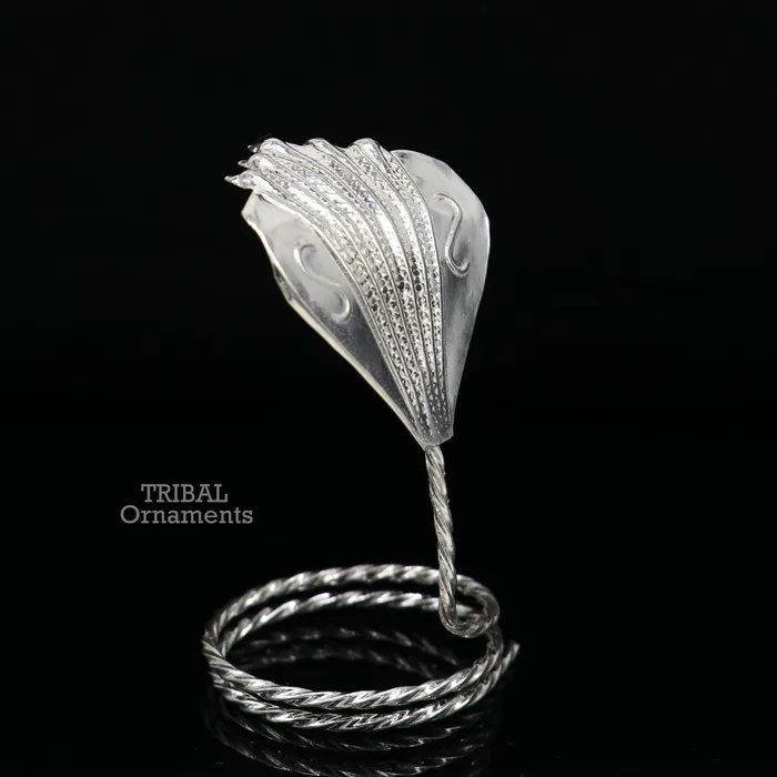 TRIBAL ORNAMENTS Rings Solid silver handmade Divine Sheshnag mini panchmukhi snake or shiva snake for puja or worshipping solid Diwali puja article su740 TRIBAL ORNAMENTS Rings Solid silver handmade Divine Sheshnag mini panchmukhi snake or shiva snake for puja or worshipping solid Diwali puja article su740