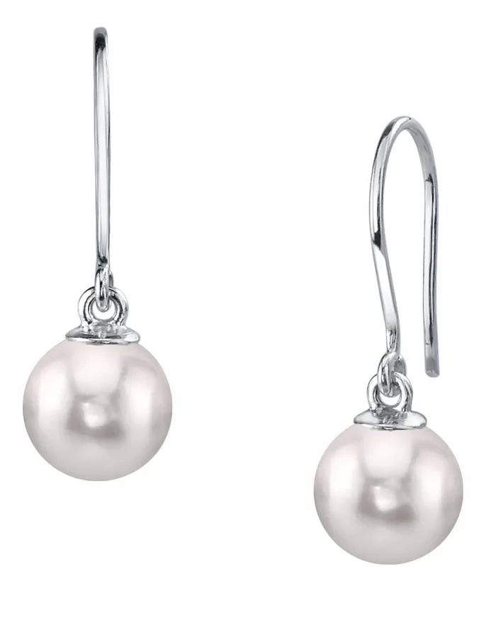 White Akoya Pearl Linda Earrings spt Earrings