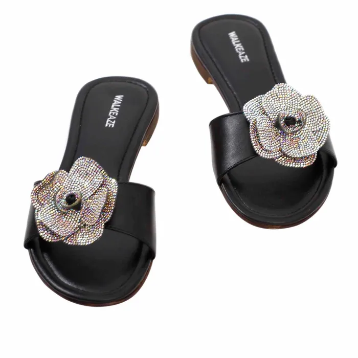 Women Formal Slippers 40207S Walkeaze Earrings