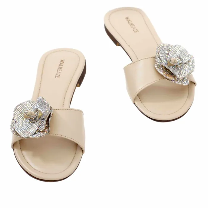 Women Formal Slippers 40207S Walkeaze Earrings