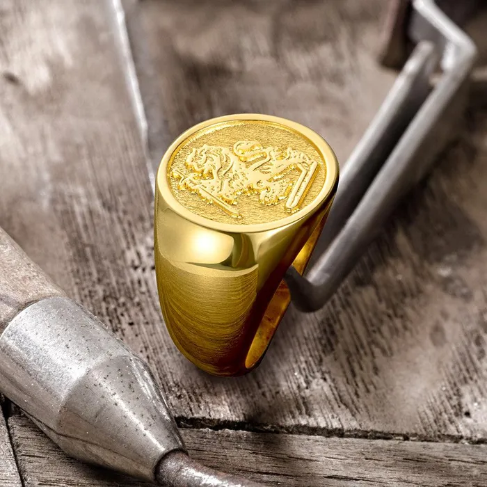 Belbren Necklaces University Emblems Custom Signet Rings Personalized Wax Seals Family Crests
